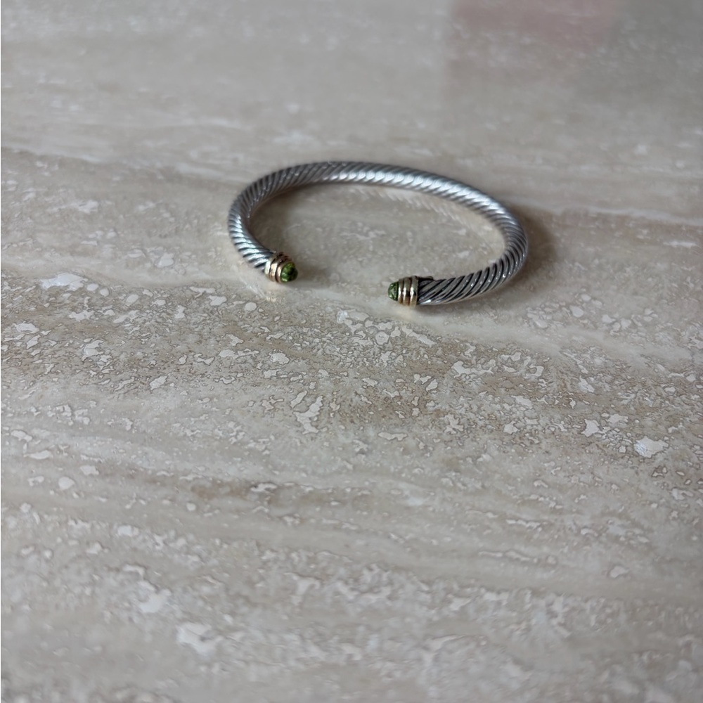 David Yurman Classic Cable Bracelet Peridot - Picture 2 of 6